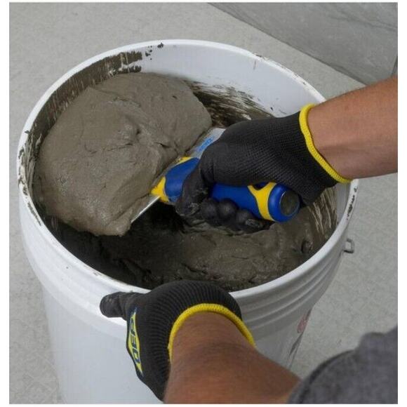 QEP Bucket SCOOP Hand Tool For Cement Work Mixer 10.5" L x 6.5"W Comfort Handle - Picture 3 of 16